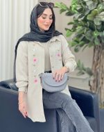 شومیز مانتویی زنانه مدل شبدر