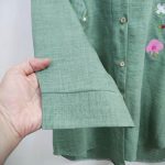 شومیز مانتویی زنانه مدل شبدر - Image 10